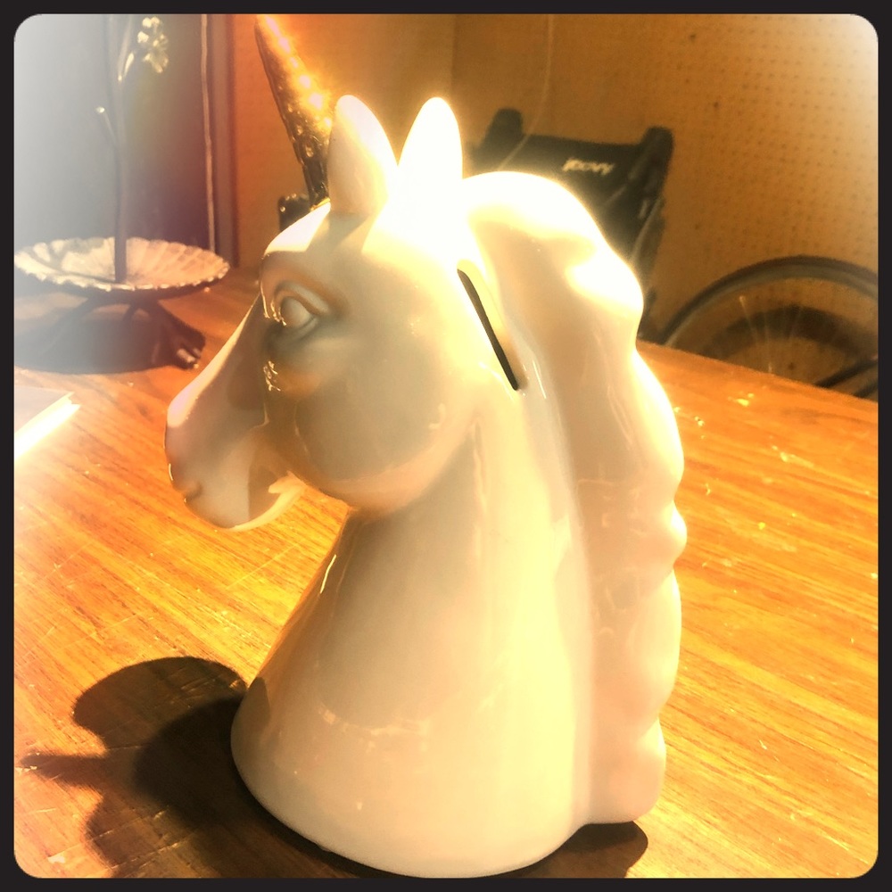 Unicorn coin bank